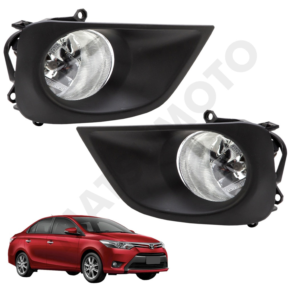 kit de neblineros Toyota Yaris Sedan (2014-2017) instalados