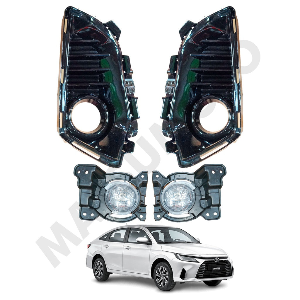 kit de neblineros Toyota Yaris (2023) LED instalados