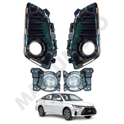 kit de neblineros Toyota Yaris (2023) LED instalados