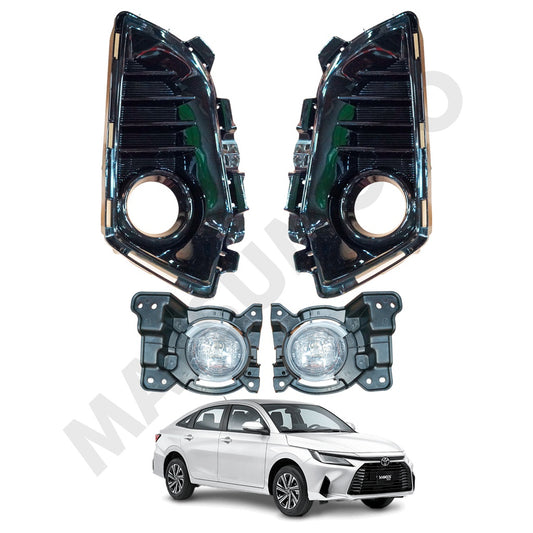 kit de neblineros Toyota Yaris (2023) LED instalados