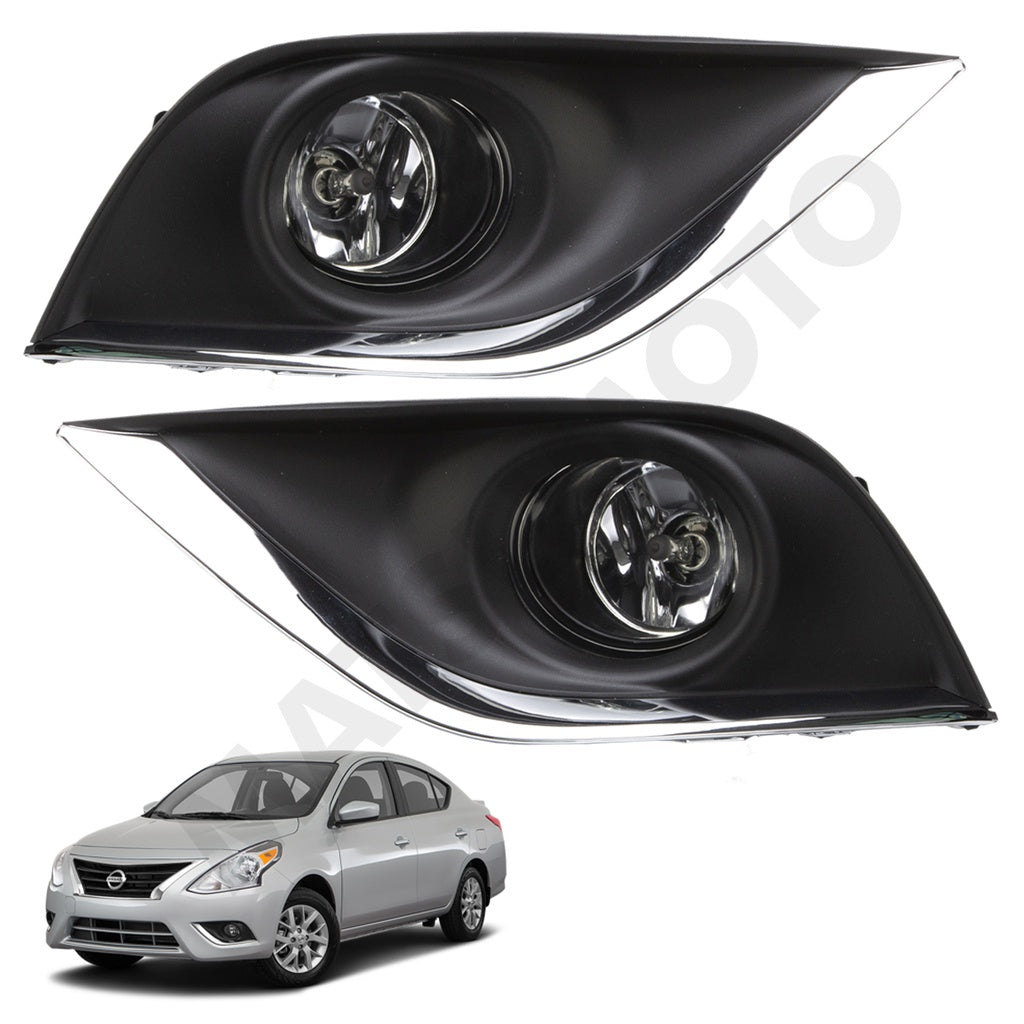 Kit de Neblineros Nissan Versa (2015-2020) instalados